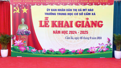 KHAI GIẢNG NĂM HỌC 2024 - 2025